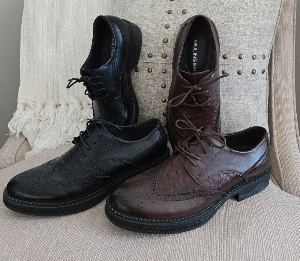 2 PAIR MENS DRESS SHOES 8.5